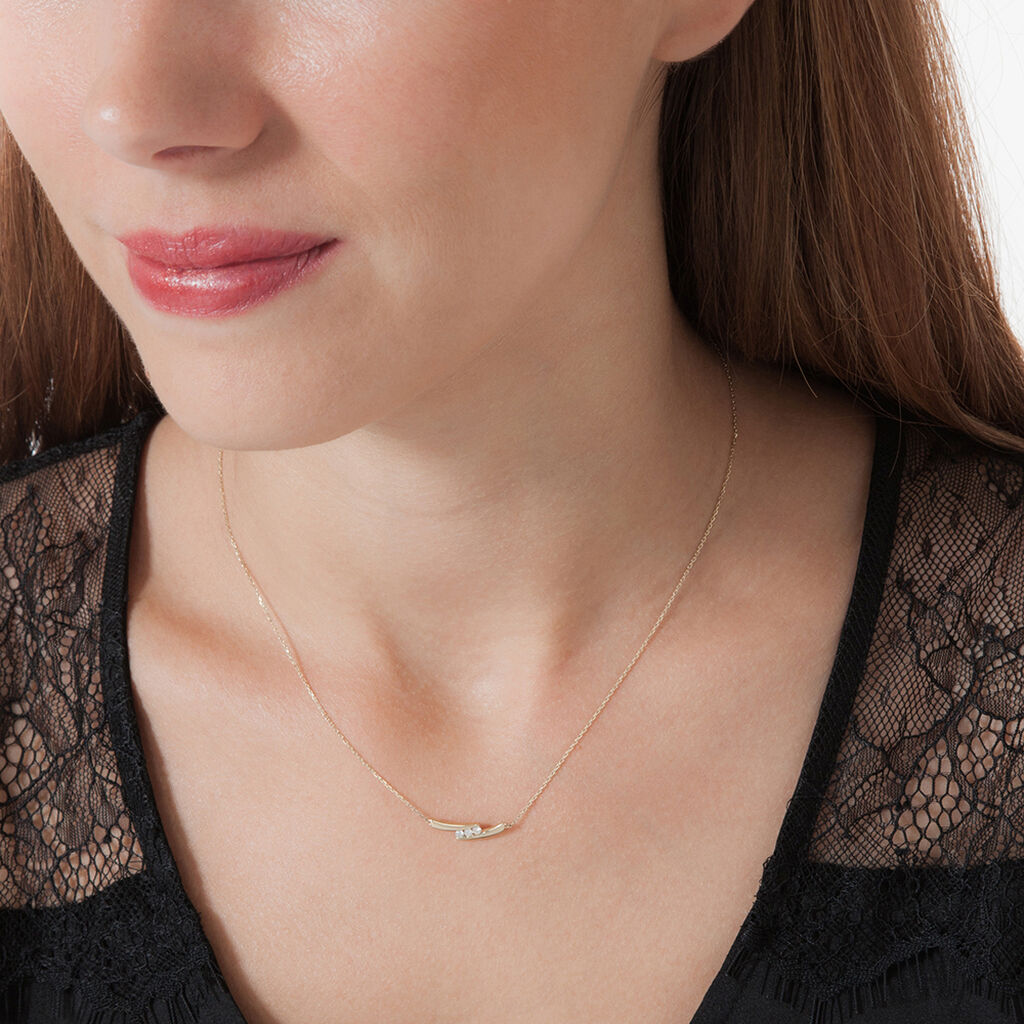 Collier Galya Or Jaune Diamant