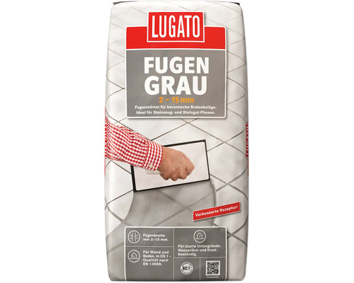 Lugato voegmortel grijs 20 kg
