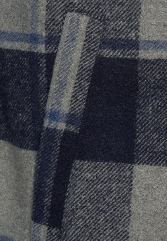 Overshirt mit Sweatkapuze - deep navy blue