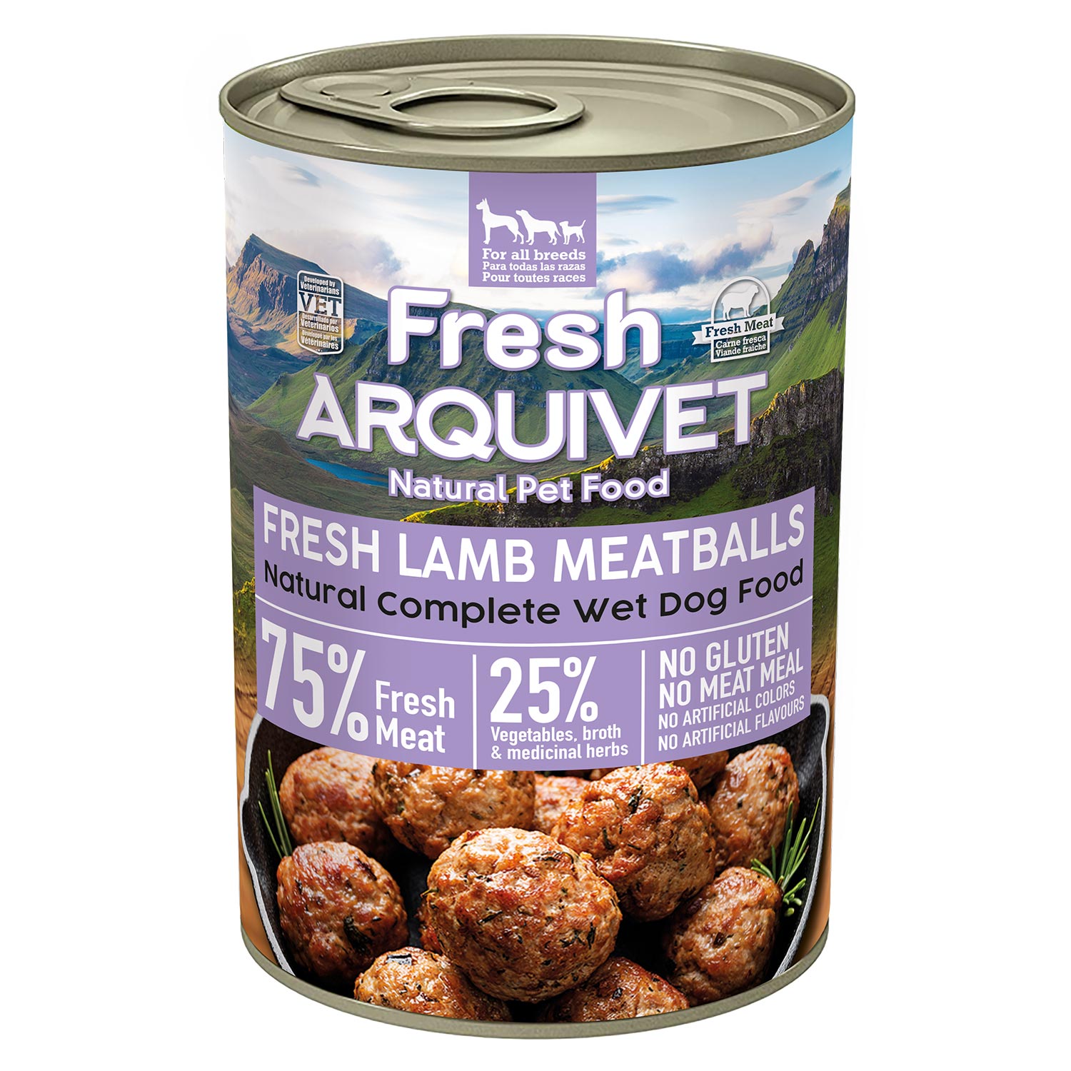 Almôndegas frescas de cordeiro - Almôndegas com cordeiro, cenoura e batata-doce - 400g
