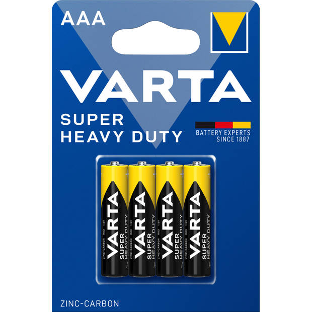 Varta Superlife AAA-batterijen 4 stuks