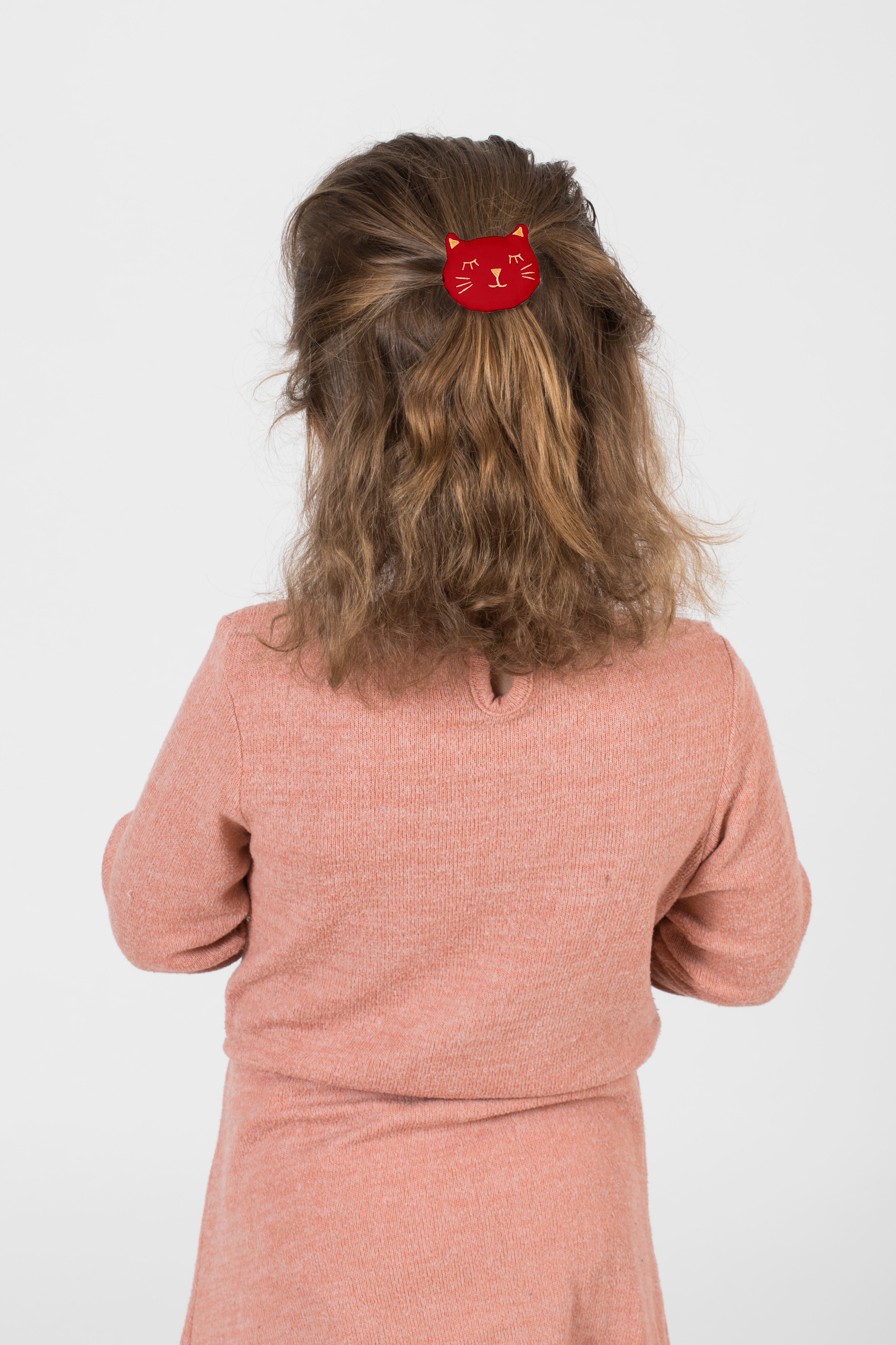 Barrette Miaou Rouge Foncé