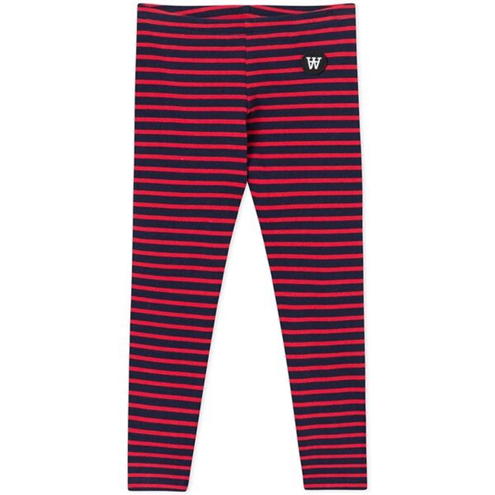 Køb Wood Wood Ira Kids Leggings Navy/Red Stripes