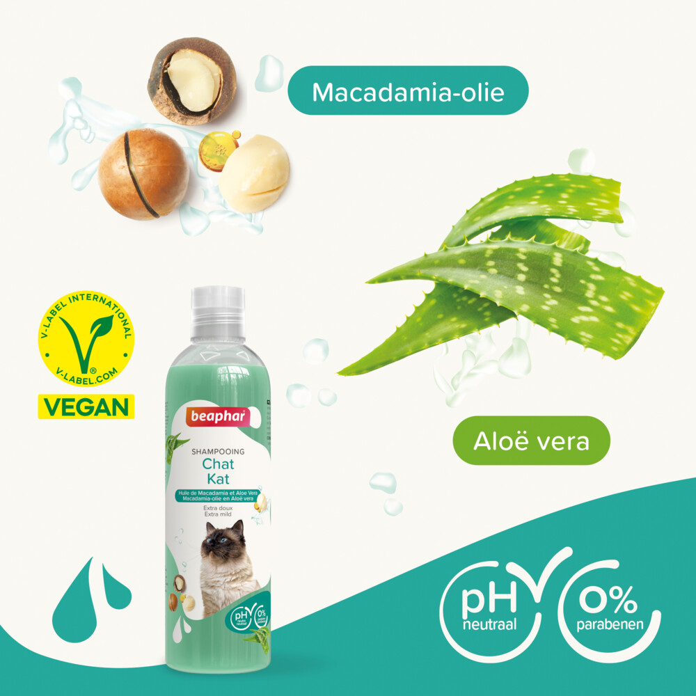 Beaphar Shampoo Kat Glanzende vacht250 ml