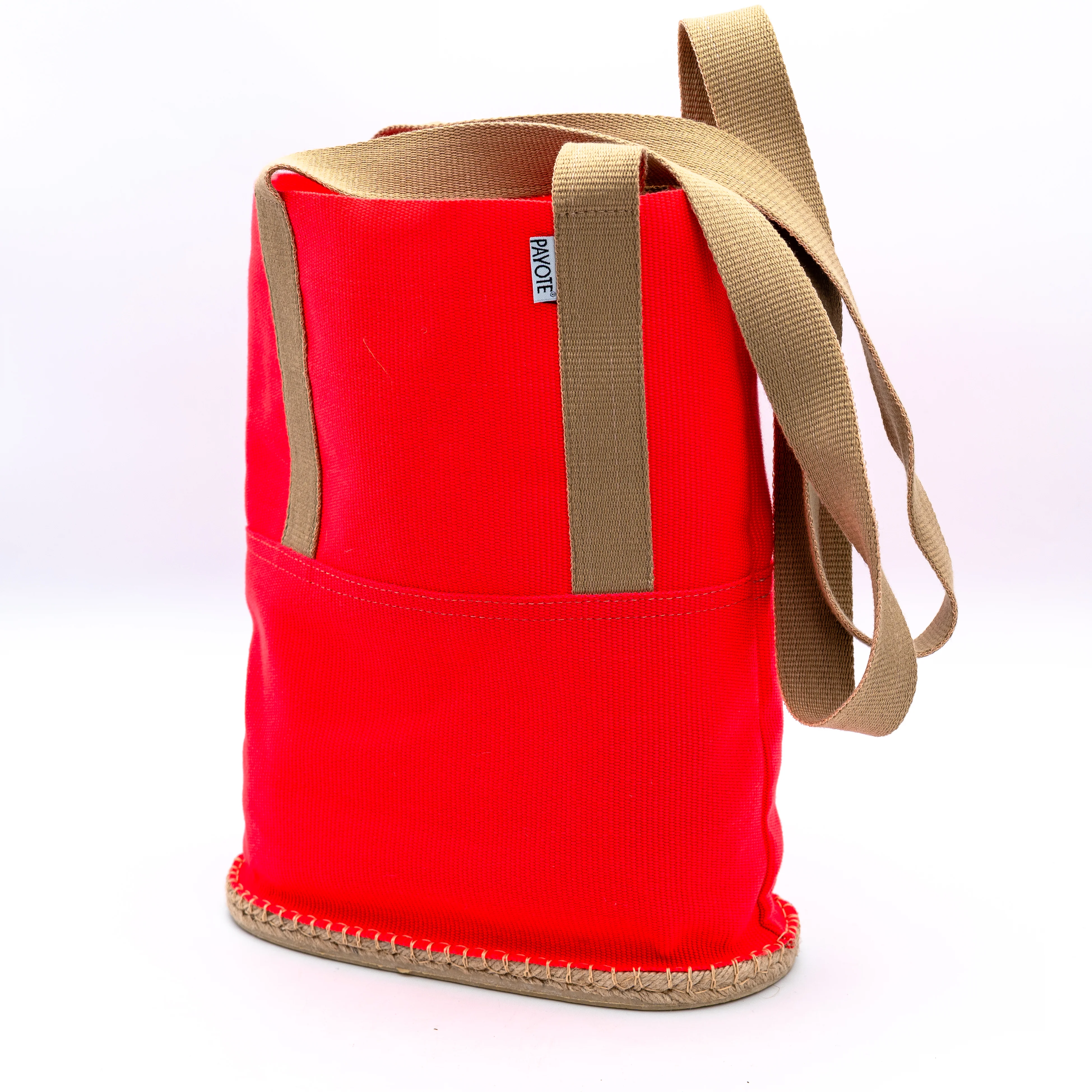 Sac espadrille Rose fluo