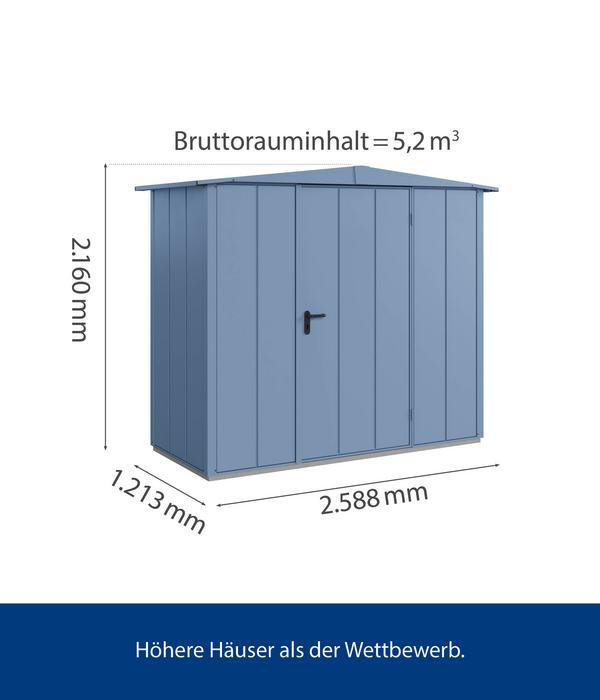 Hörmann Berry-Gerätehaus Modern-S Typ 1, ca.