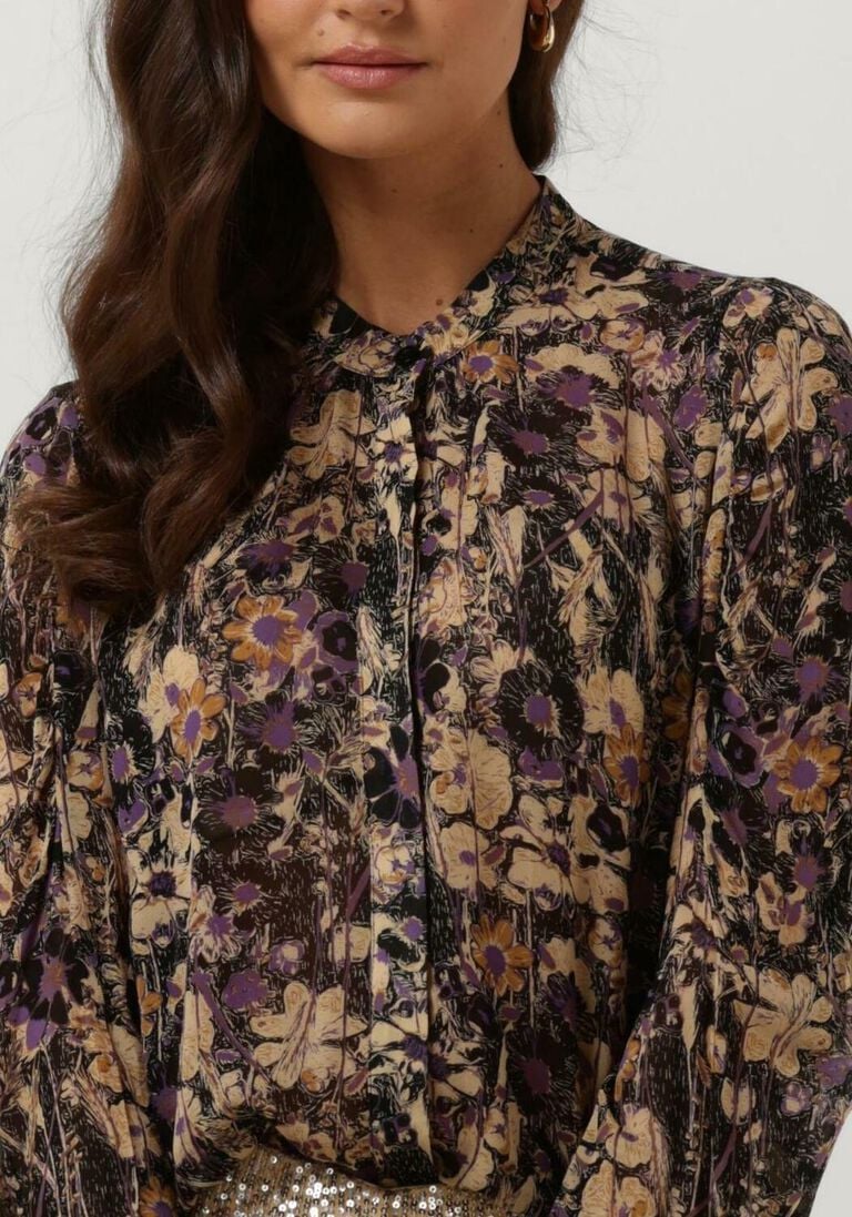 SECOND FEMALE zwarte second female blouse botane shirt