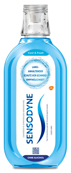 SENSODYNE Mundspülung Cool & Fresh<br>500 ml, Flasche