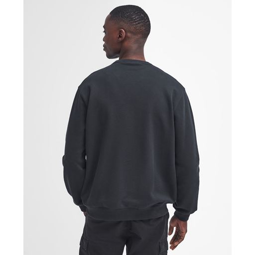 Barbour International Otis Logo Crew Neck Sweatshirt, Black, XXL