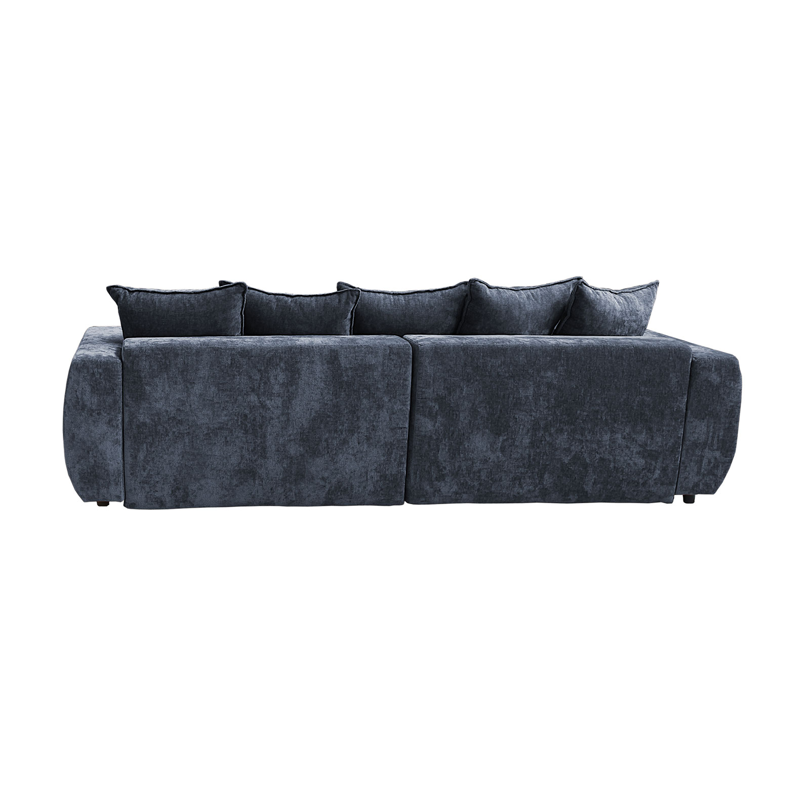 Big Sofa - dunkelblau - Boxspringfederung - 292 cm
