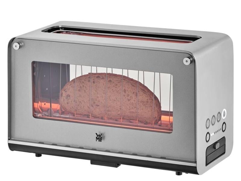 WMF Toaster Lono Glas Silber Langschlitztoaster