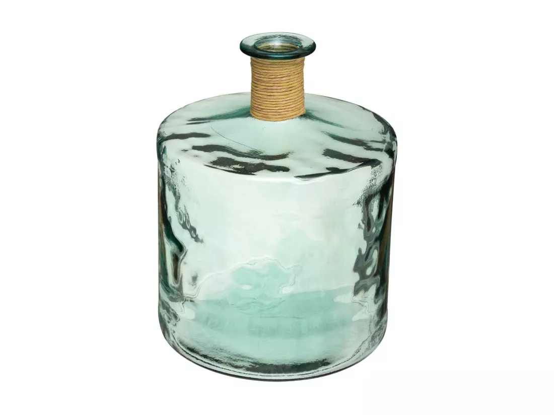 Vase épaule en Verre recyclé transparent H 45 cm