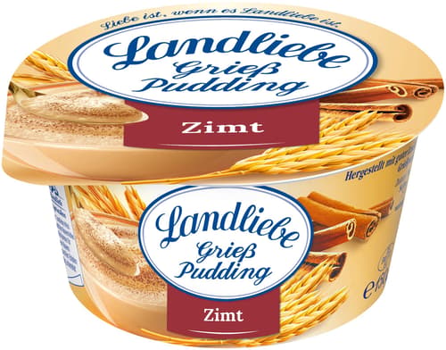 Landliebe Grießpudding auf Zimt