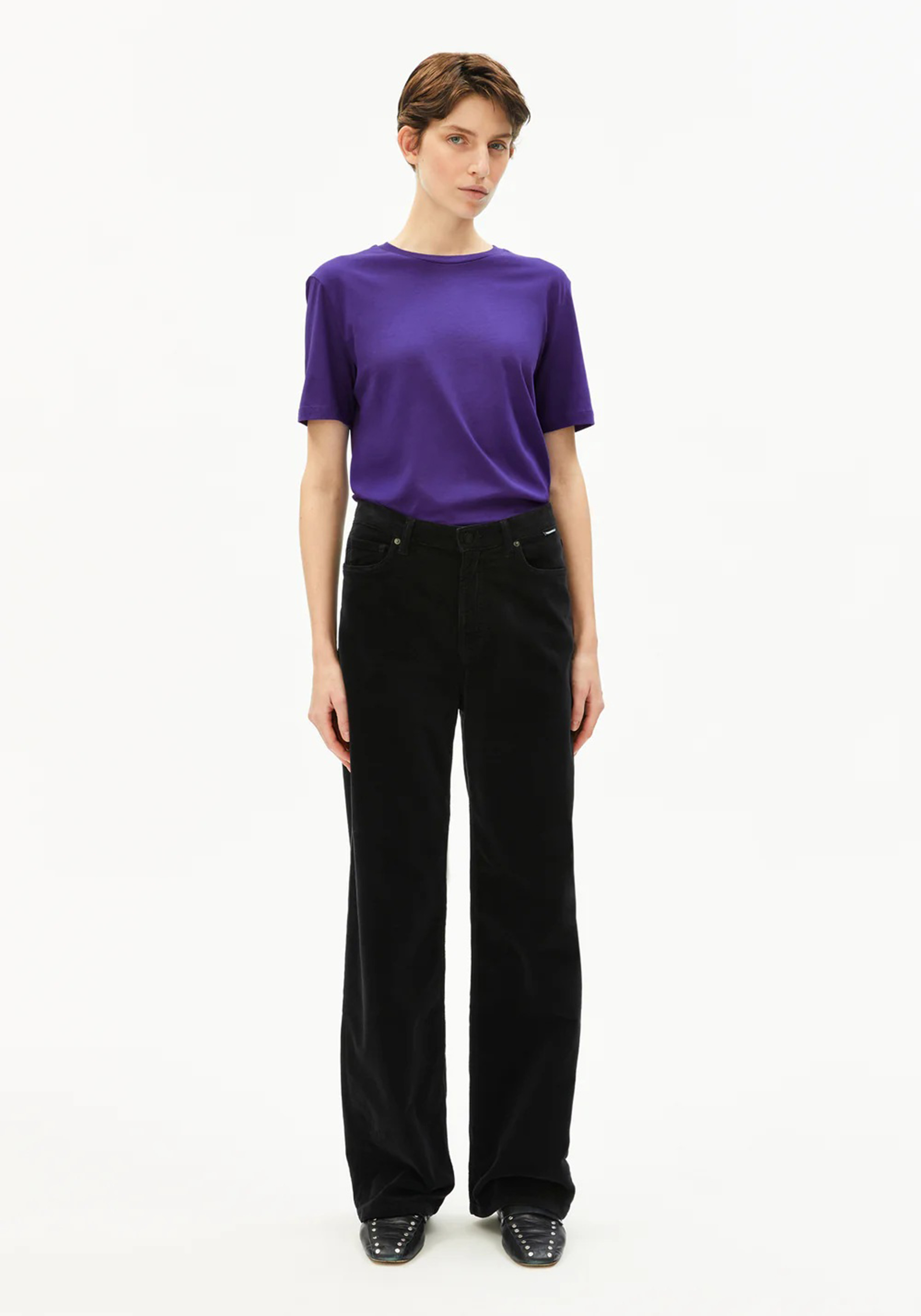 Armedangels T-Shirt Lualaa Indigo Lilac