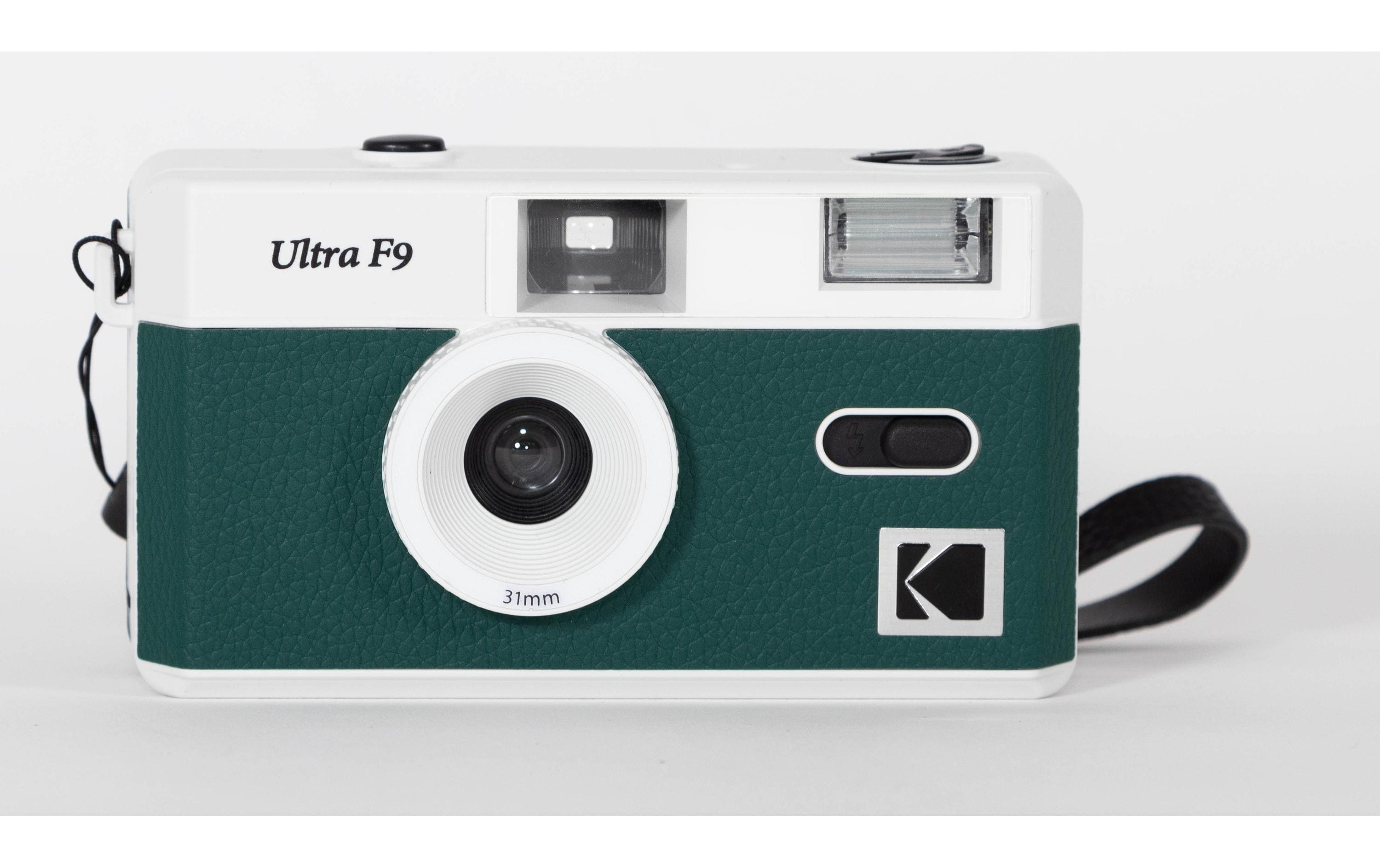 Analogkamera Ultra F9 Grün/WeissWiederverwendbare Analogkamera