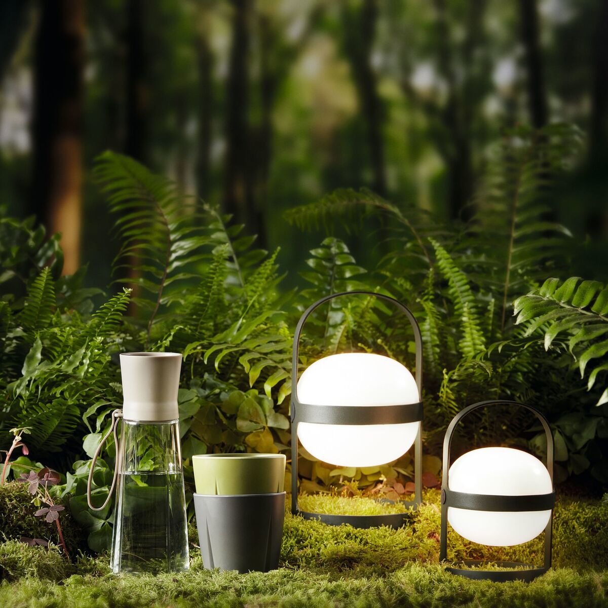 Soft Spot Solar lampe olivengrønn 34 cm