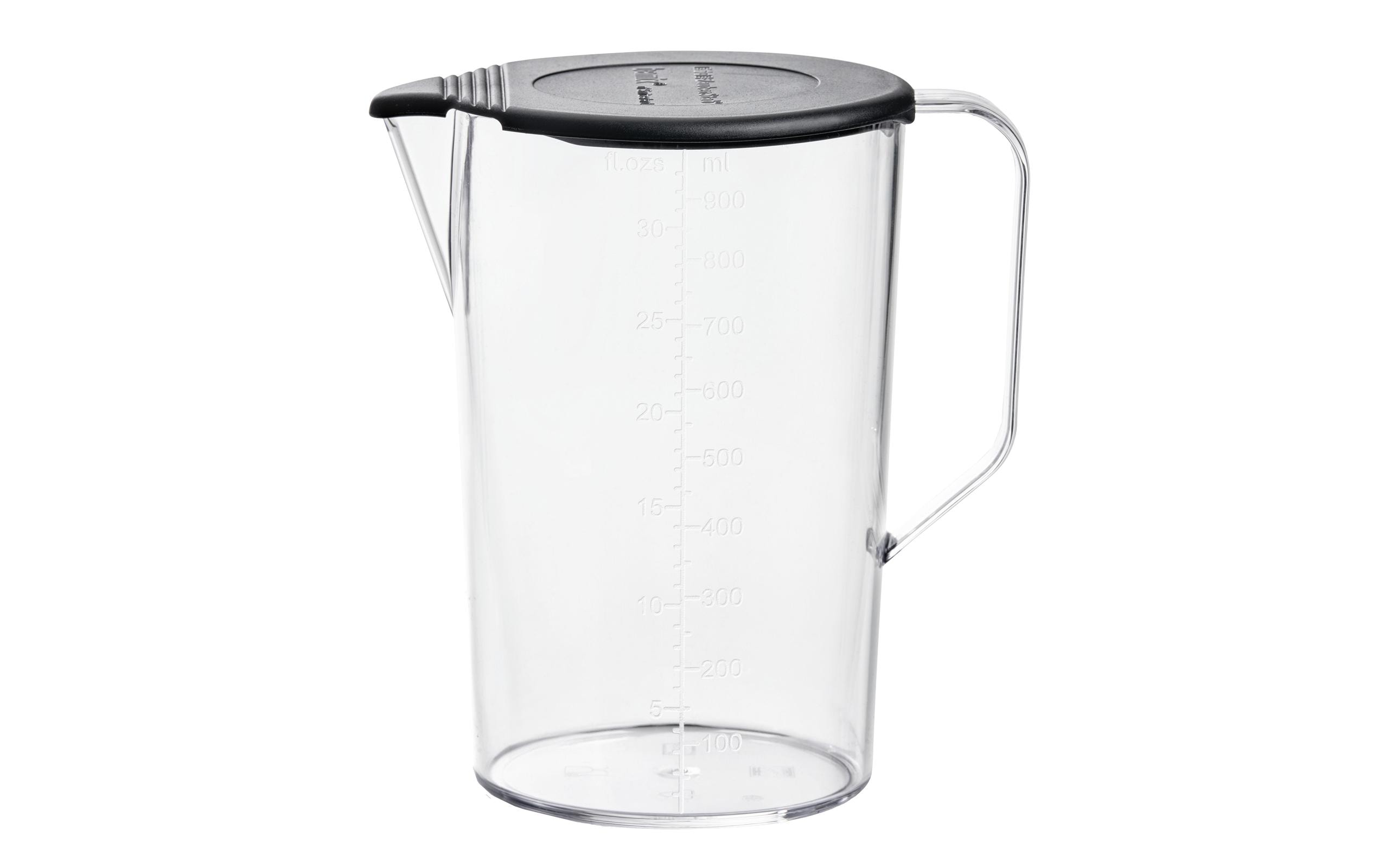 Krug 10 dl, TransparentKrug mit Deckel
