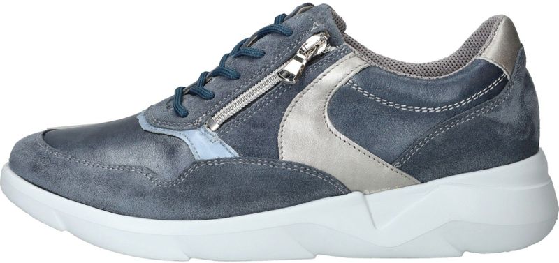 Waldlaufer - Funky - Sneakers - Blauw - Leer - Voetwijdte K