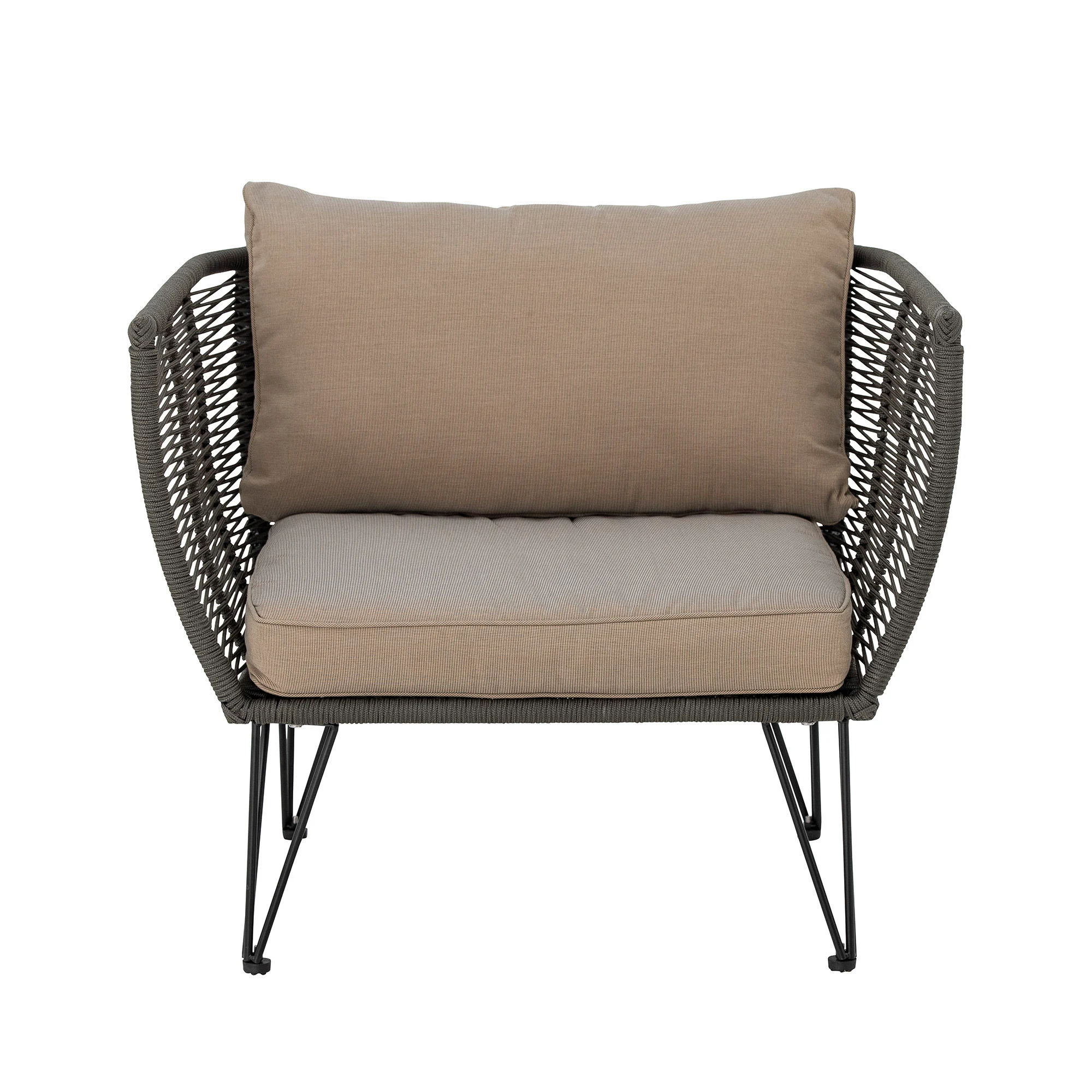 Housse de coussin tissu | Marron