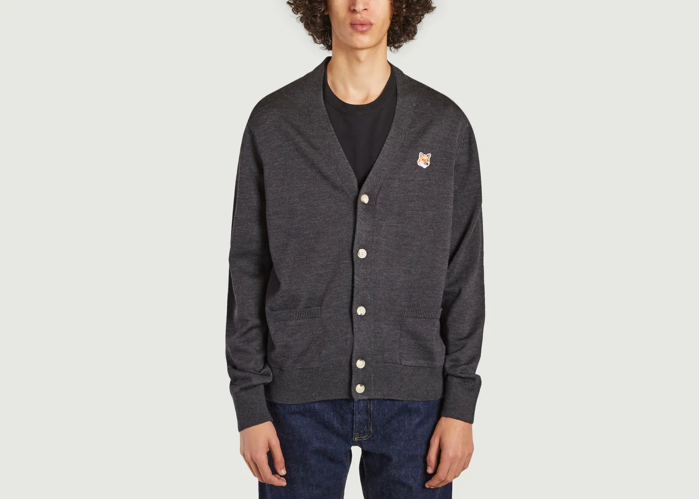 Cardigan Fox Head Maison Kitsuné