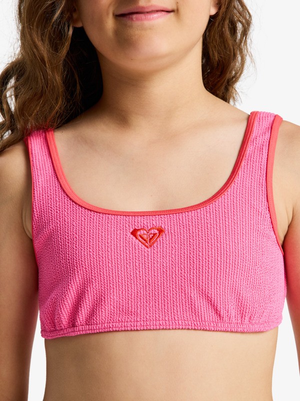 Aruba Set Ensemble bikini bralette deux pièces Rose Filles 6-16 ans