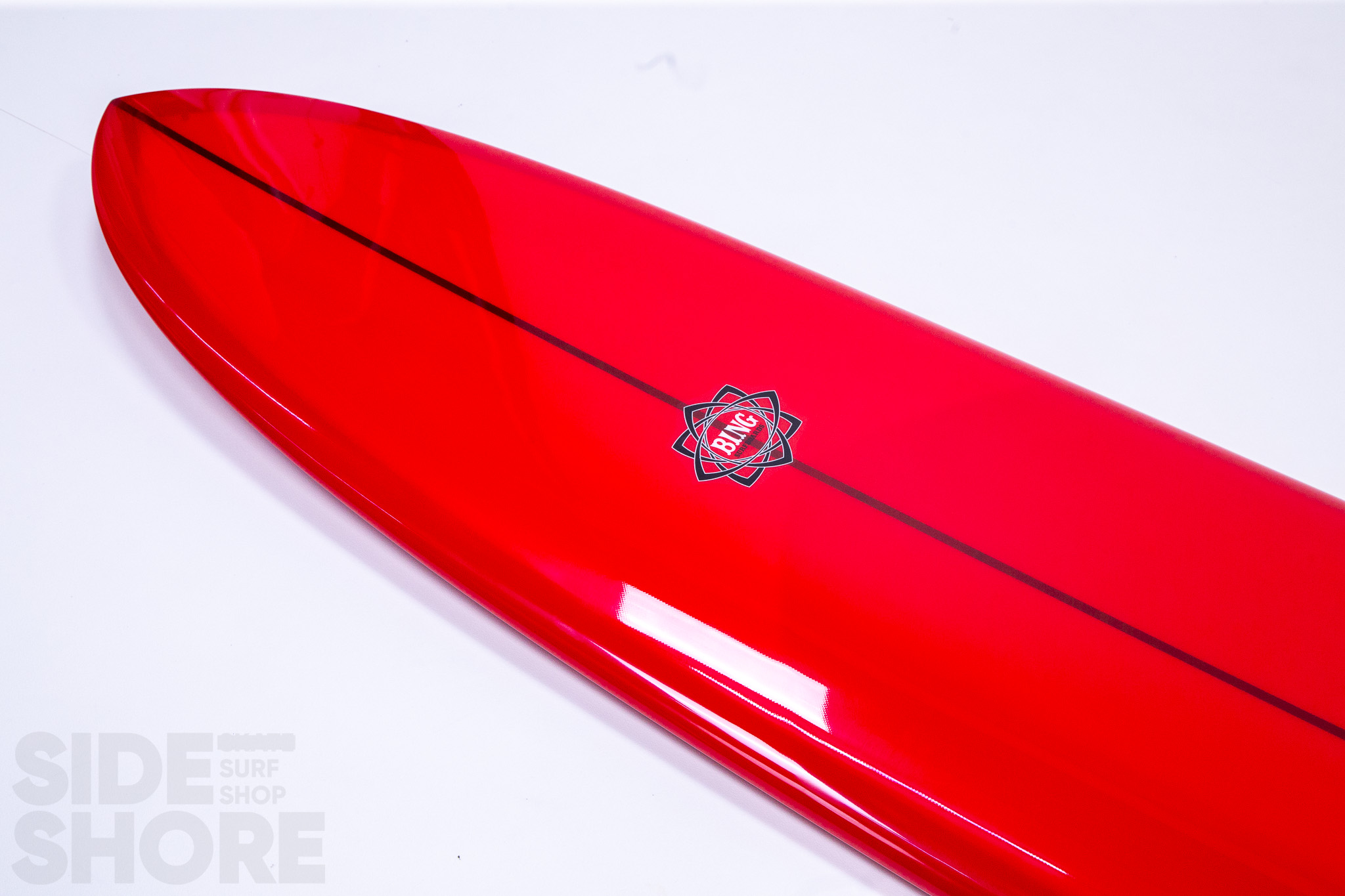 Bing Surfboards Spoiler - Tint Red   Volan   Polish - 9'4 x 22.87