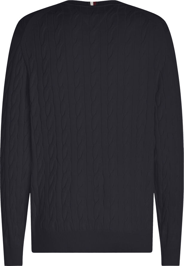 Tommy Hilfiger CLASSIC CABLE CREW NECK Desert sky
