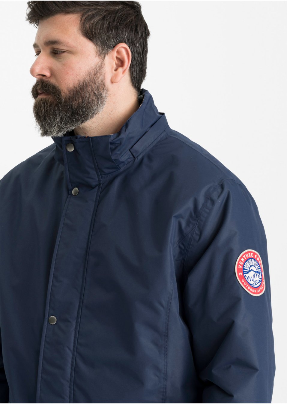 Veste outdoor fonctionnelle, imperméable, respirante, coutures étanches, coupe-vent