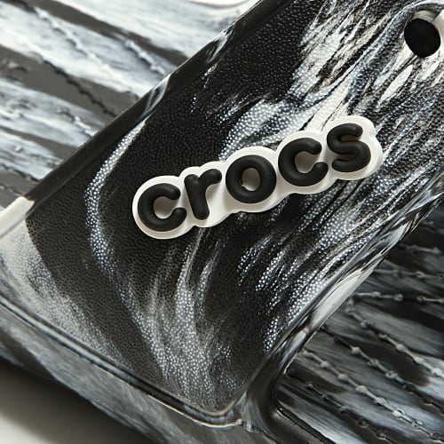 Sandales Classic Crocs Marbled Sandal Blanc Noir