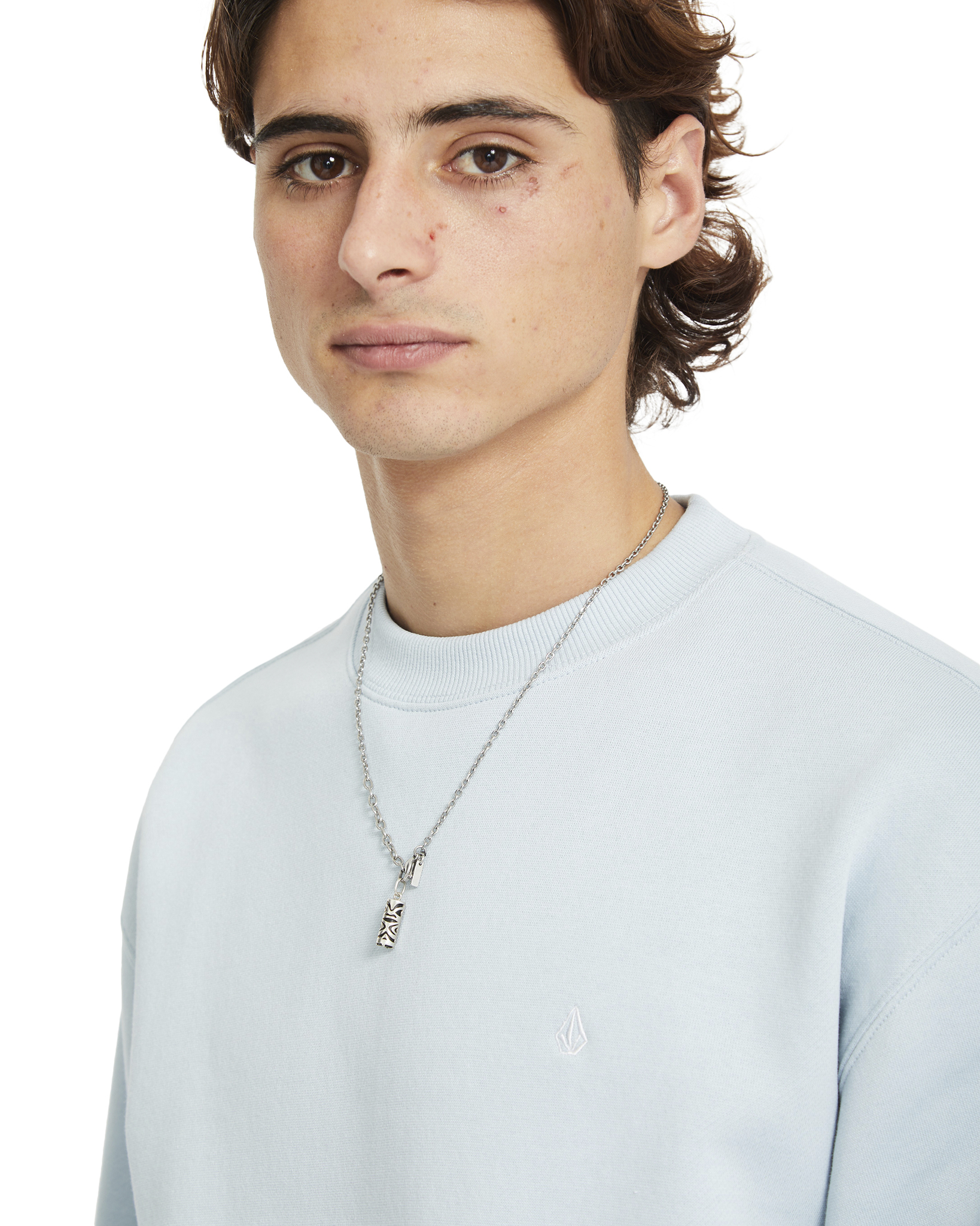Volcom Single Stone Crew Sea Green