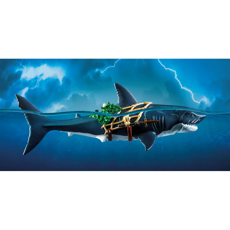 PLAYMOBIL Pirates reuzenhaai met piraat 71793