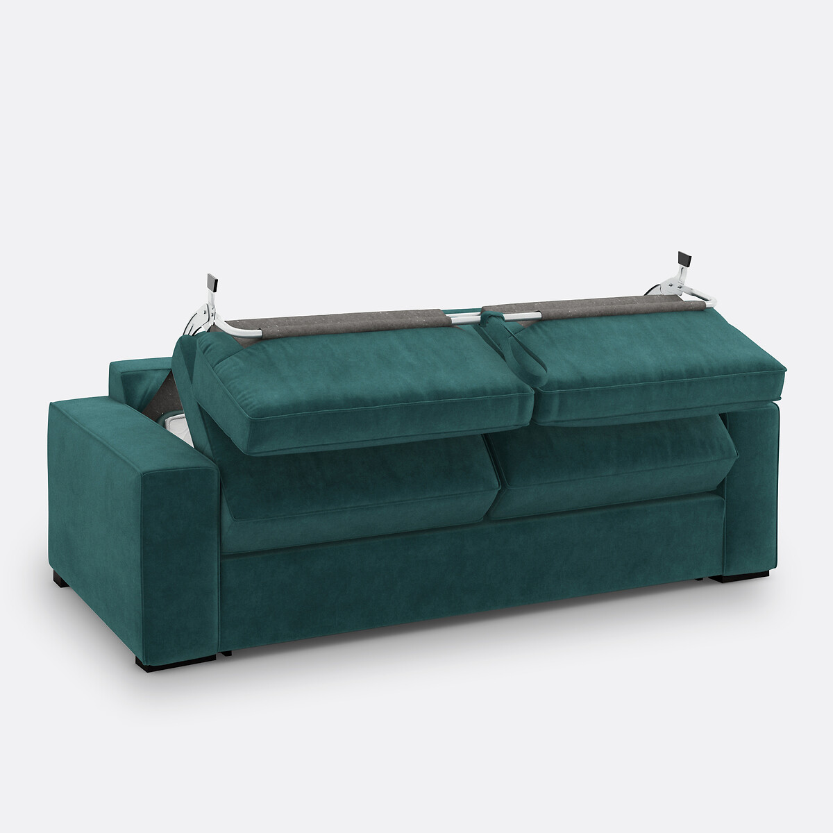 LA REDOUTE INTERIEURS<br>Sofá-cama de veludo, Bultex Cécilia