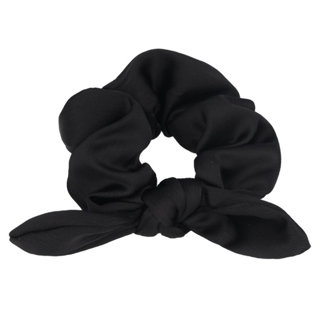 PARSA BEAUTY PARSA ACESSORIOS Scrunchie com laço preto (1 peça) - 1un