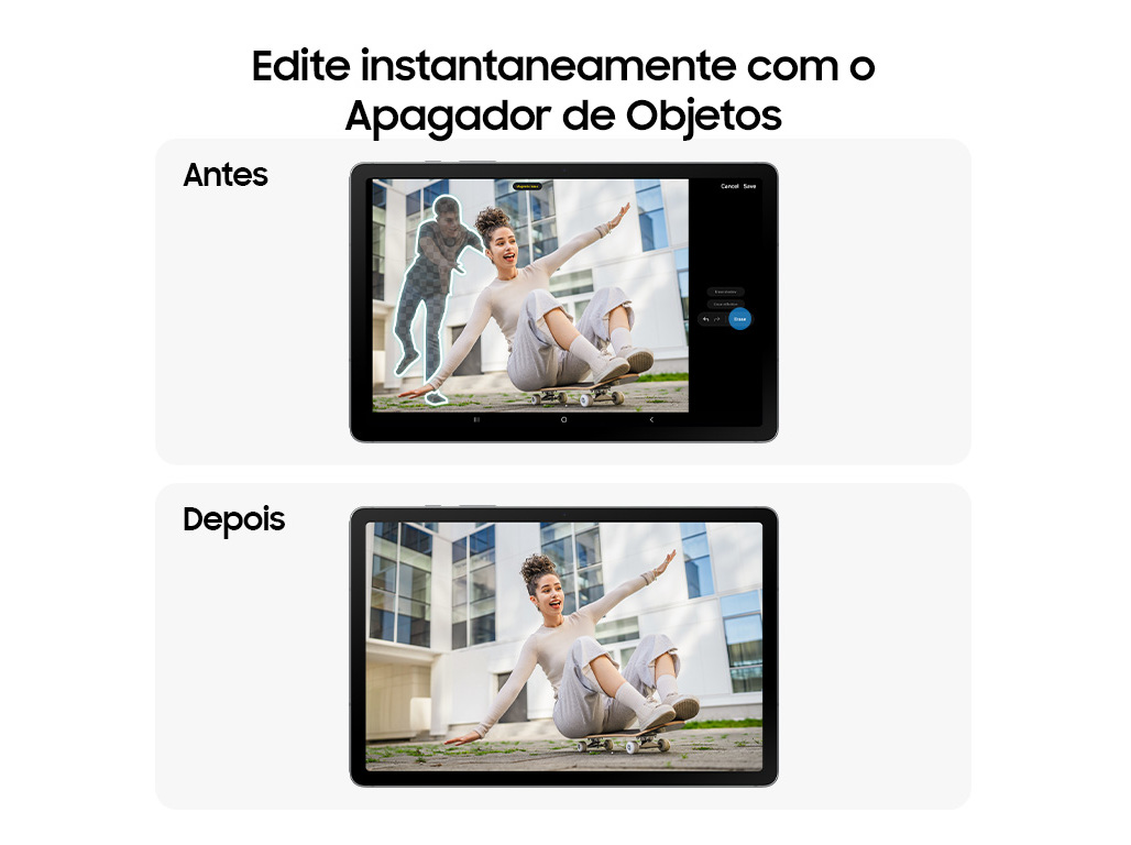 TABLET SAMSUNG GALAXY S10 LITE WIFI CINZA 128GB