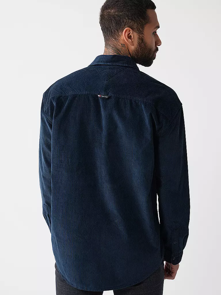 TOMMY JEANS Overshirt dunkelblau