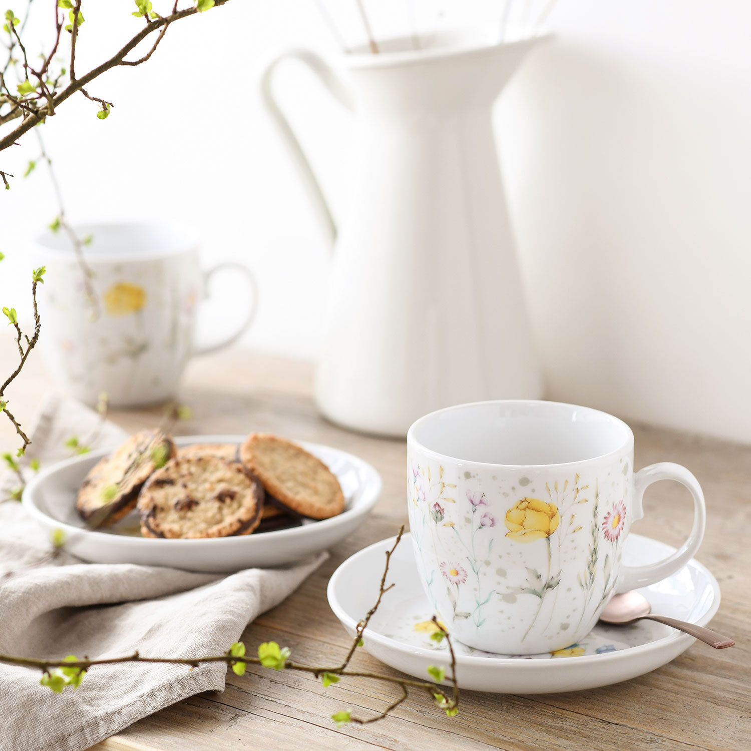 Geschirr-Set Wiesenblumen 10-teilig