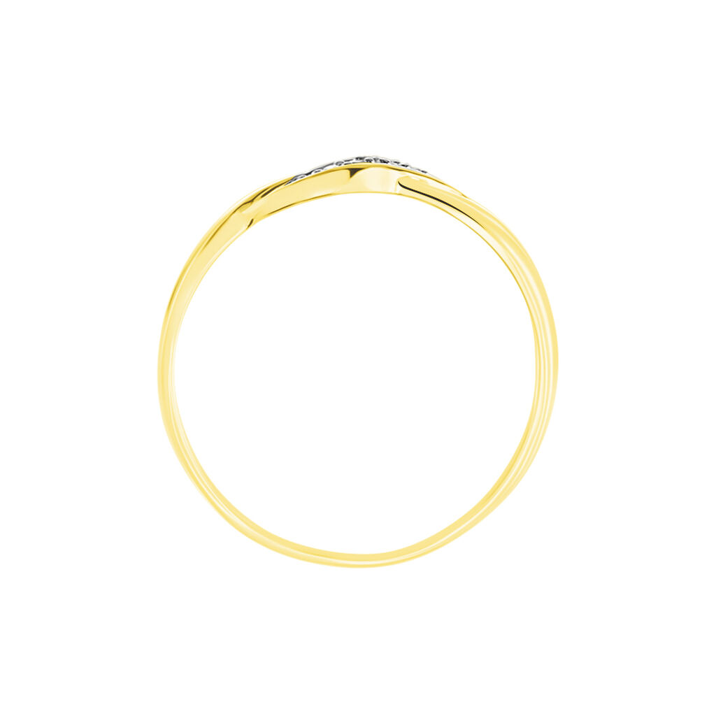 Bague Amayas Or Bicolore Diamant