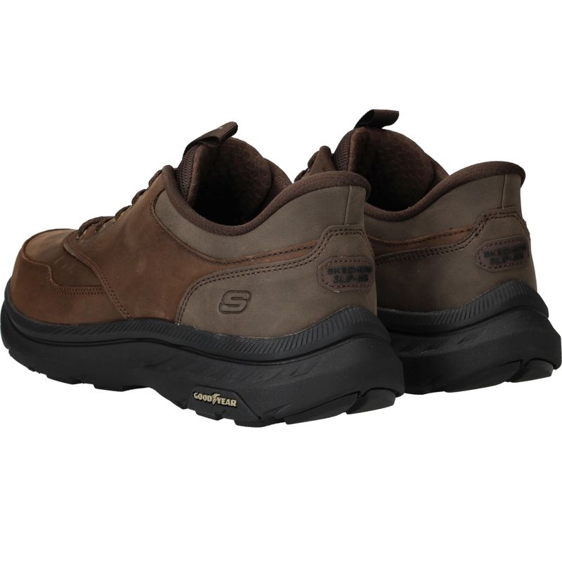 Skechers Slip-Ins Pollard Brax Instappers Bruin Heren