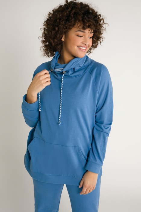 Bellieva-Sweatshirt, elastische Seitennähte, Langarm