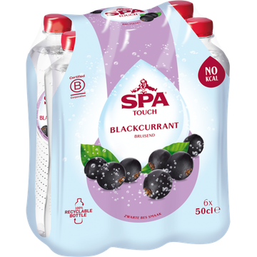 Spa TOUCH Bruisend Blackcurrant 6 x 50 cl