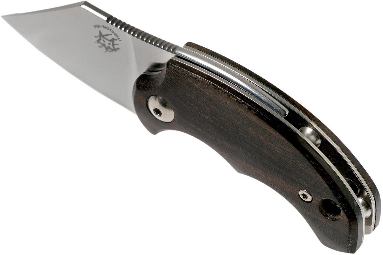 Fox BB Drago FX-519ZW Ziricote Wood zakmes, Bastinelli design