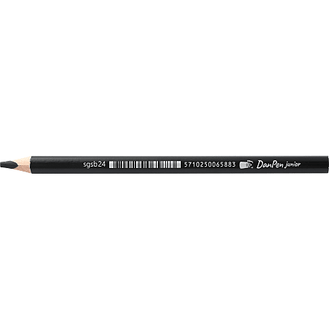 Danpen junior jumbo farveblyant - sort