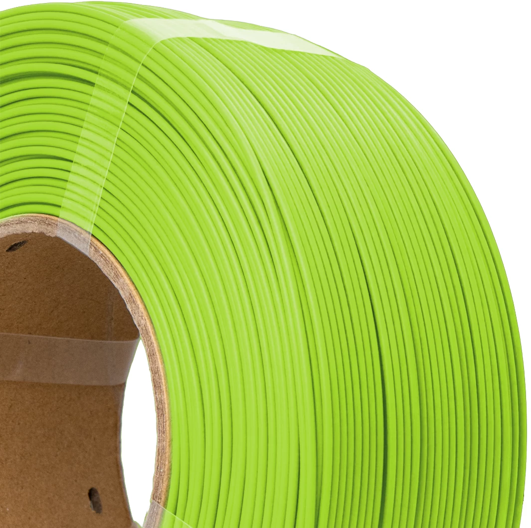 AzureFilm  PLA Matte HS Refill Lime, 1,75 mm / 1000 g    PLA Material mit mattem Oberflächenfinish, ohne Spule