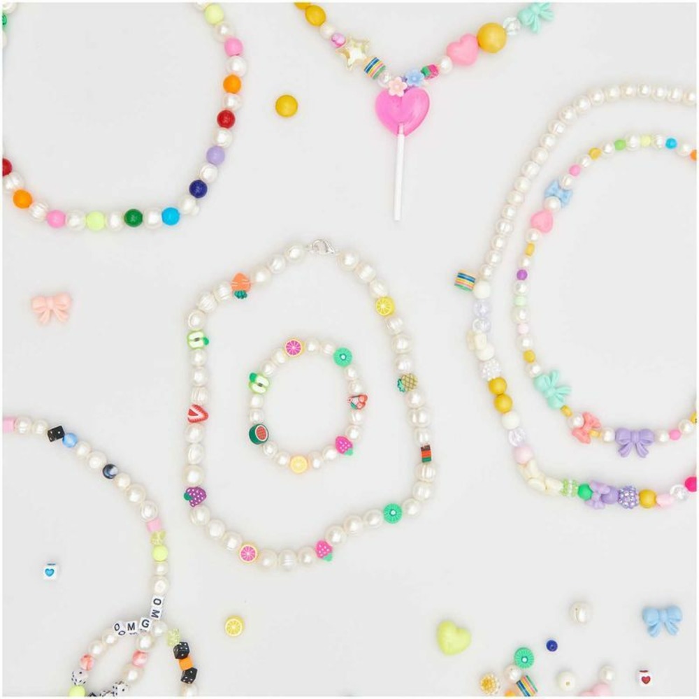 10 perles cœur 18 mm - pastel