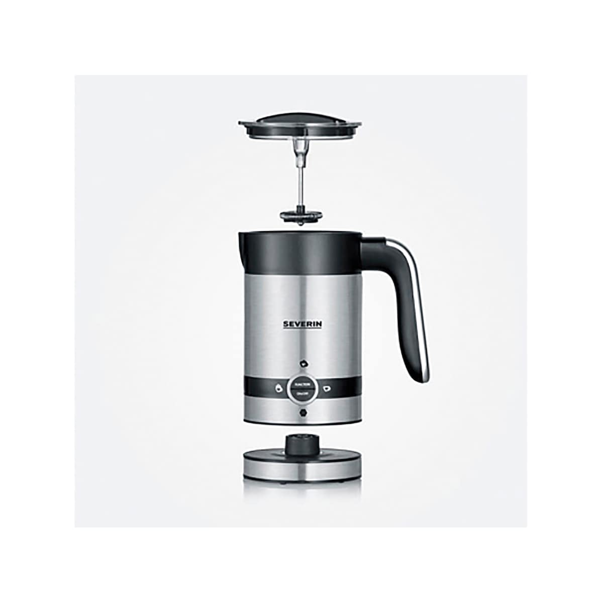 Severin Milk frother 450 watt Black/Steel