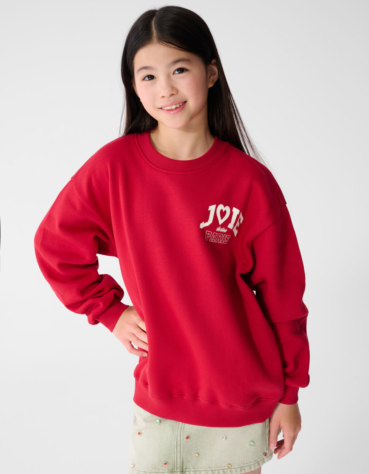 Joie De Vivre Artwork Sweater Rood