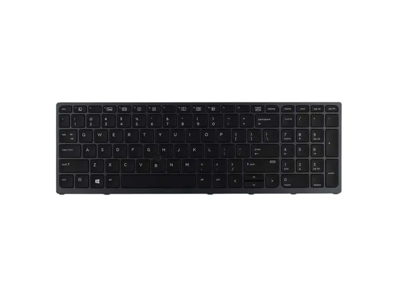 HP - Notebooks udskiftningstastatur - bagbelyst - schweizisk tysk - for ZBook 15 G3, 15 G4, 17 G3, 17 G4
