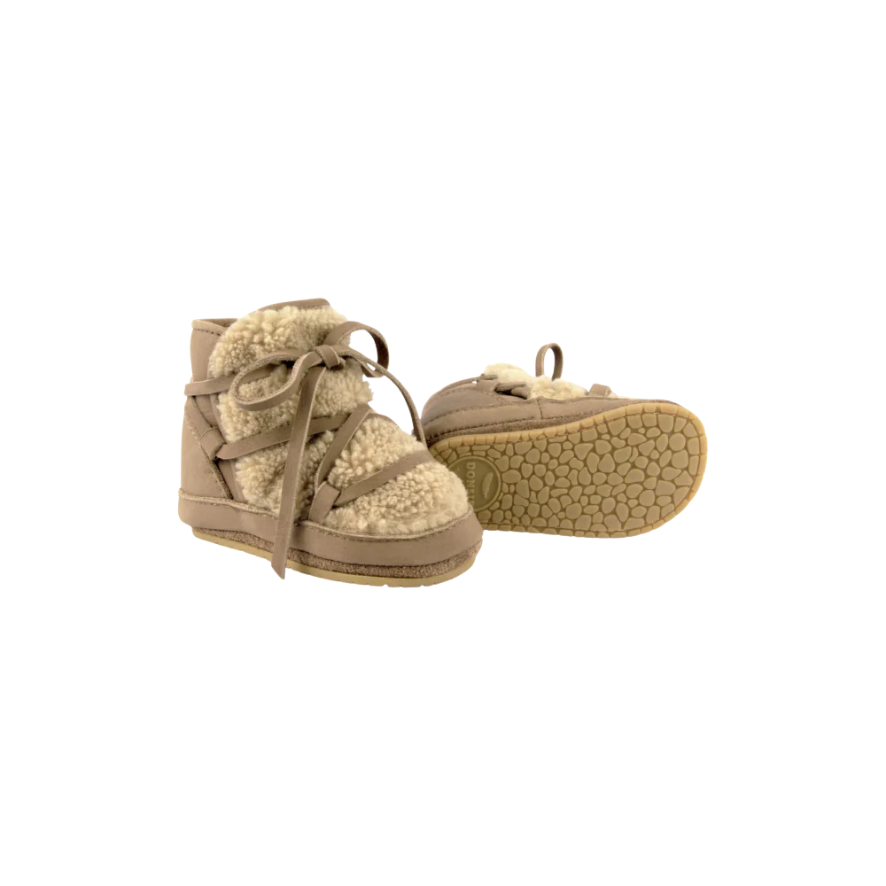 Cassi Booties | Truffle Nubuck