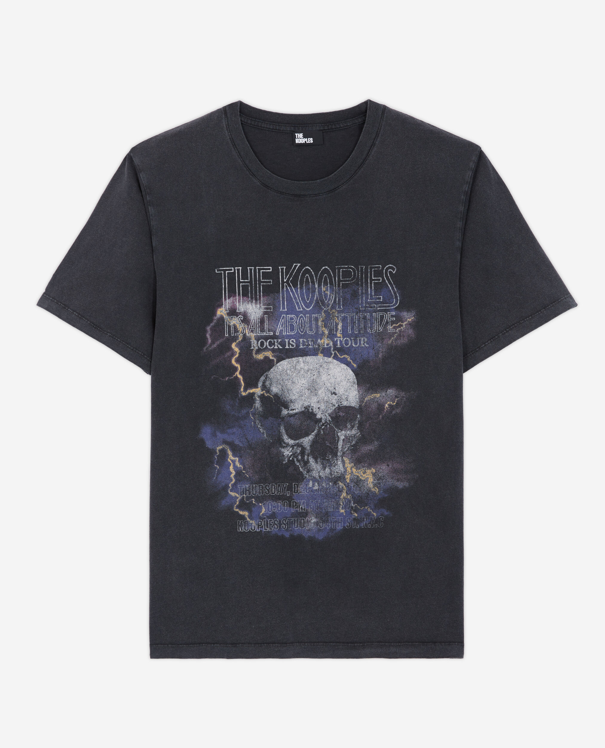 T-shirt sérigraphié noir