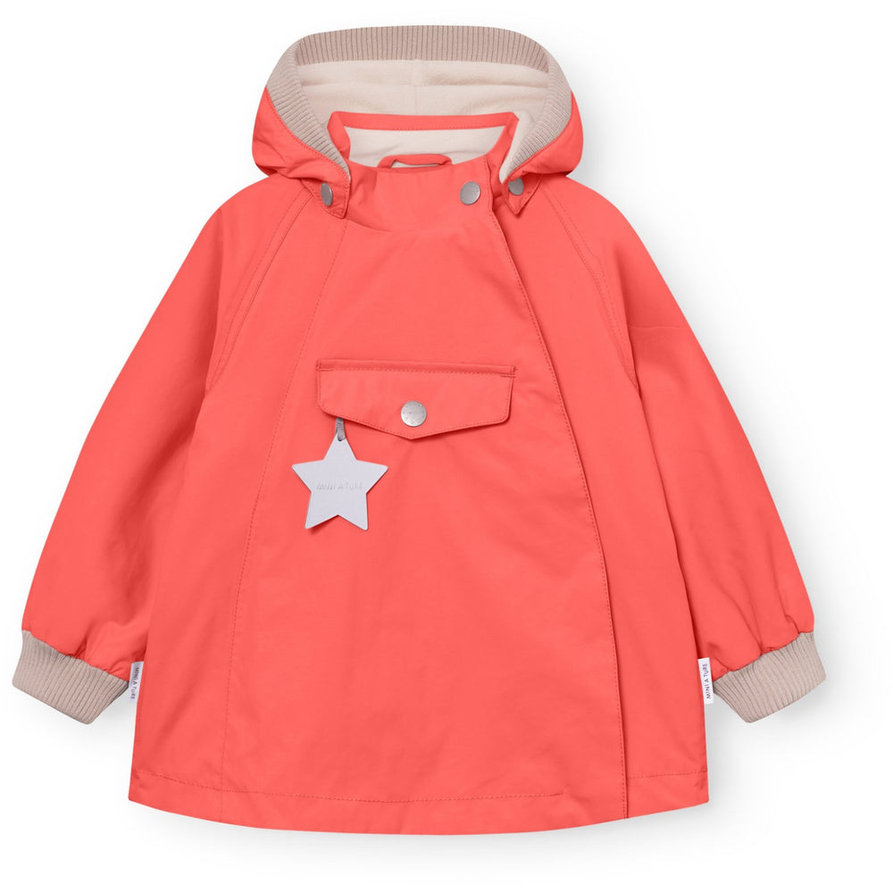 Køb Mini A ture Paprika Red Matwai Fleece Lined Jacket. Grs